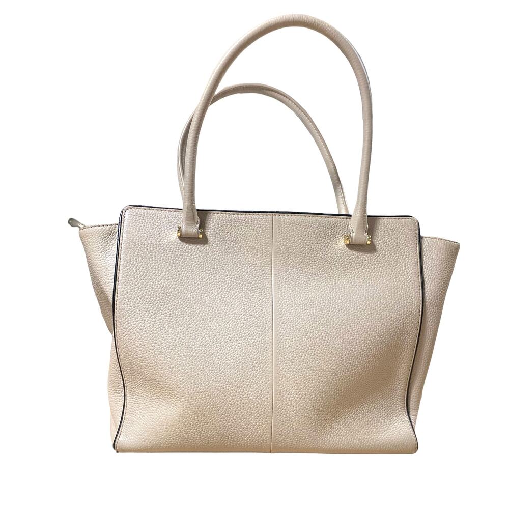 Kate Spade New York Chester Street Allyn Large Tan Blush Black Tassel EUC - Picture 9 of 9